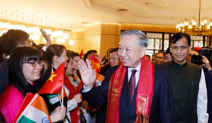 Tổng Bí thư, Chủ tịch nước Tô Lâm bắt đầu thăm cấp Nhà nước Cộng hòa Ấn Độ