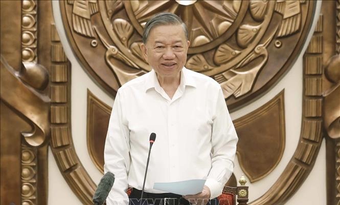 Tổng Bí thư, Chủ tịch nước Tô Lâm làm việc với Văn phòng Chủ tịch nước