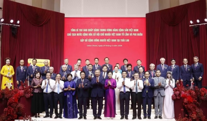 Tổng Bí thư, Chủ tịch nước Tô Lâm gặp gỡ cộng đồng người Việt Nam tại Thái Lan
