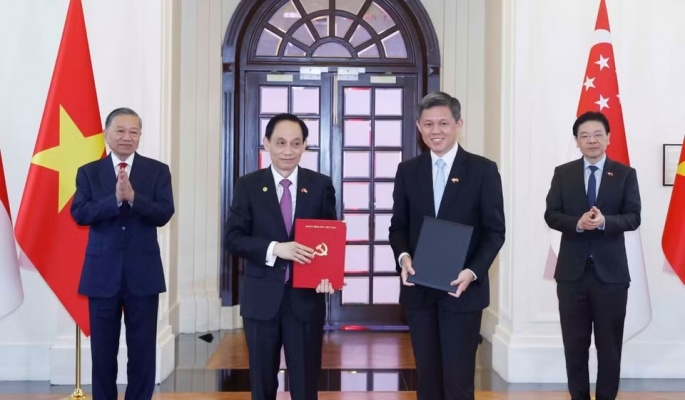 Tổng Bí thư, Chủ tịch nước Tô Lâm chứng kiến Lễ trao các văn kiện hợp tác Việt Nam – Singapore