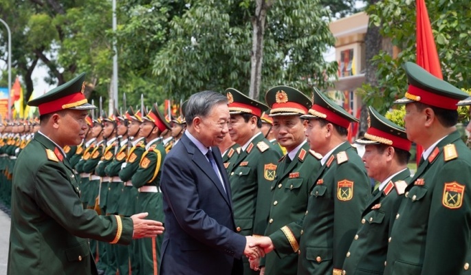 Tổng Bí thư, Chủ tịch nước Tô Lâm thăm và làm việc với Sư đoàn 308: Chúng ta phải chủ động chuẩn bị lực lượng từ thời bình