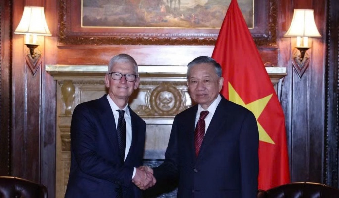 Tổng Bí thư, Chủ tịch nước Tô Lâm tiếp lãnh đạo một số tập đoàn Hoa Kỳ