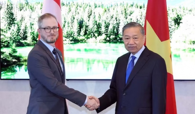 Tổng Bí thư, Chủ tịch nước Tô Lâm tiếp lãnh đạo Đảng Cộng sản Canada