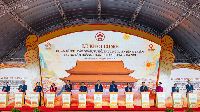 Tổng Bí thư, Chủ tịch nước Tô Lâm dự Lễ khởi công Dự án đầu tư bảo quản, tu bổ, phục hồi Điện Kính Thiên