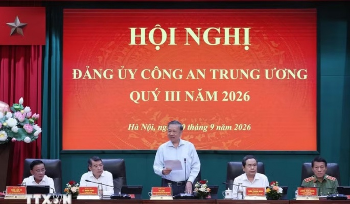 Tổng Bí thư, Chủ tịch nước Tô Lâm dự Hội nghị Đảng ủy Công an Trung ương