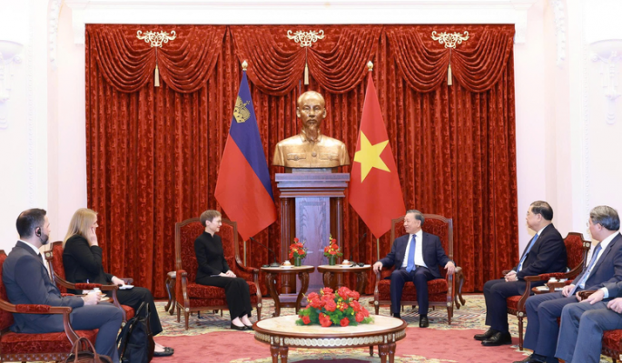 Tổng Bí thư, Chủ tịch nước Tô Lâm tiếp Thủ tướng Liechtenstein